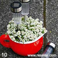 Step 10 how to make a fragrant outdoor solar light