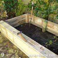 Step 9 how to build a raised garden bed