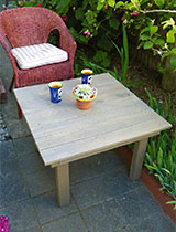 Create a simple outdoor coffee table