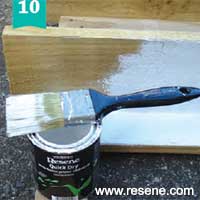 Step 2 how make simple outdoor shelves