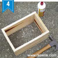 Step 4 how to make a hanging peg box