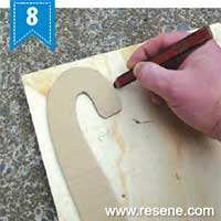 Step 8 how to make a hanging peg box