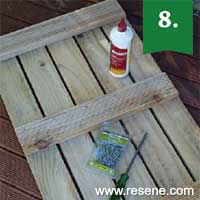 Step 8 how to make a decking doormat