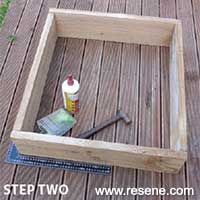 Step 2 how to make a potting bench