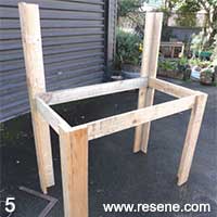 Step 5 how to make a potting bench
