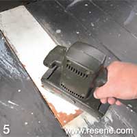 Step 5 to repair and paint floors