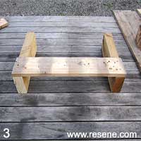 Step 3 how to make an outdoor planter table