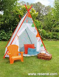 How to make a play tent