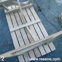 Step 2 how to transform a kitset table ideal for backyard