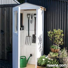 How to upcycle old doors into a splendidly useful shed
