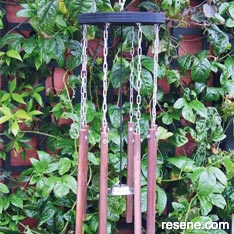 Tune up time with wind chimes