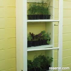 Wall-mounted cold frame