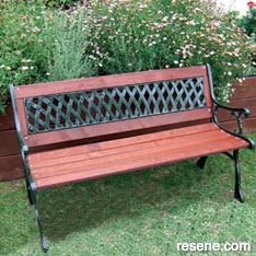 Beautify an old bench