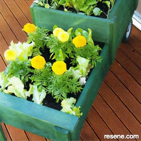 How to make a moveable vegetable planter