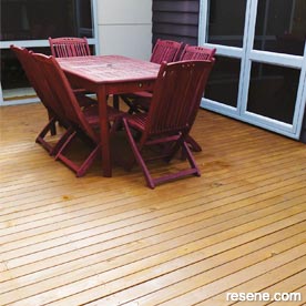 Give a tired deck a new lease of life with Resene Wood OIl Stain
