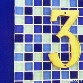 Make a funky house number 