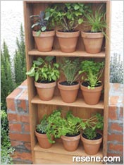 Project to try - DIY rustic herb shelves
