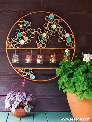 Make an upcycled light feature