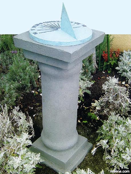 How to keep time with a traditional looking sundial