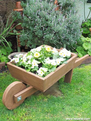Wheelbarrow Planter Great For The, Wooden Wheelbarrow Planter Nz