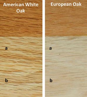 American White Oak / European Oak