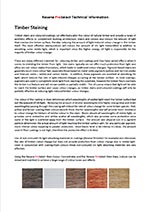 Download timber staining information