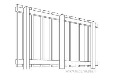 Surface area calculations for fences - posts and battens