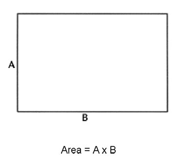 Surface area calculations for a rectangle