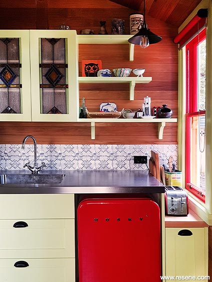Colorful character kitchen