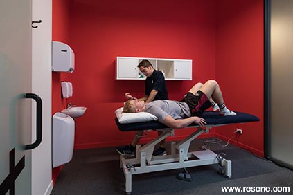 Red physio room