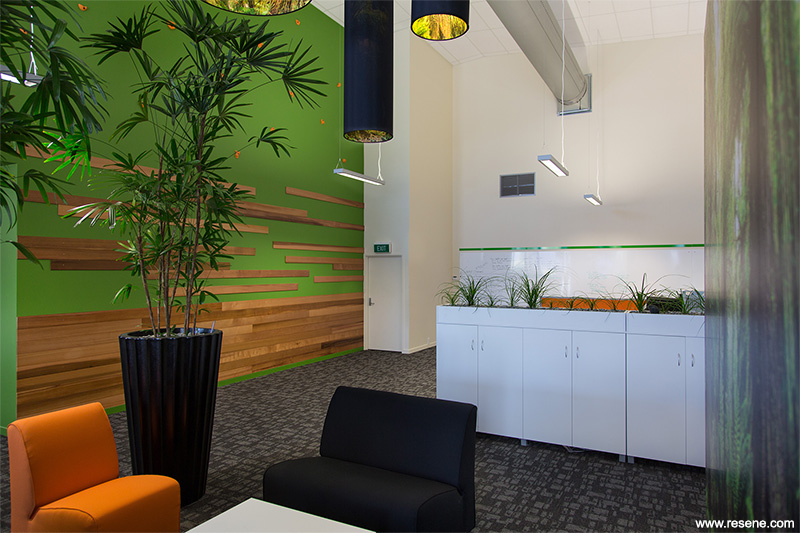 Resene Pints feature in the refurbished ARANZ Geo headquarters
