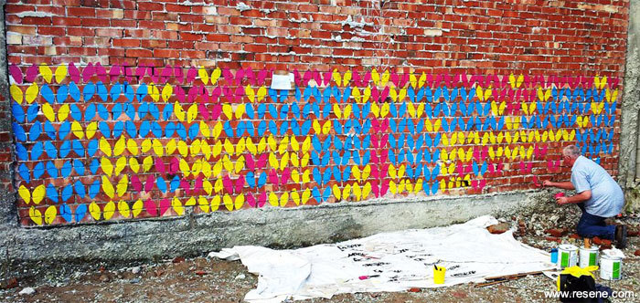 Resene paint colour brighten a wall