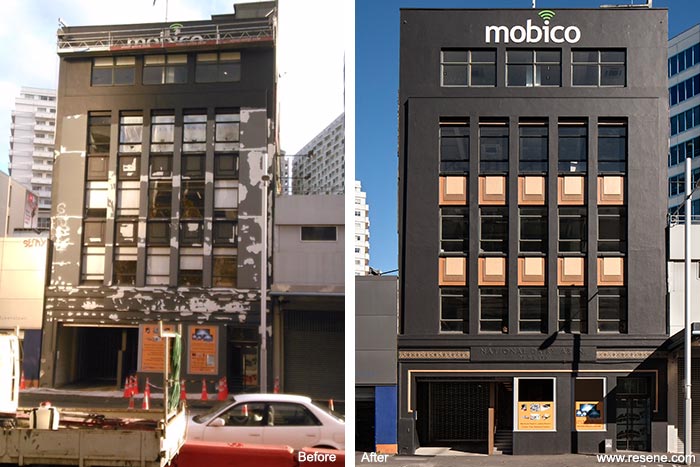 Mobico building before and after