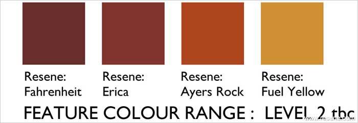 Resene colour swatches