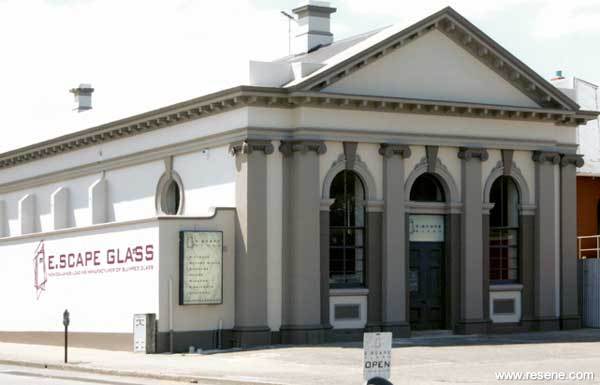 Escape Glass - the former Masonic lodge in Invercargill