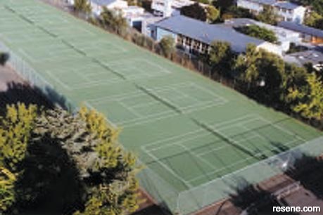 Marlborough Girls' College tennis courts