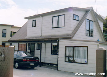 House exterior after painting