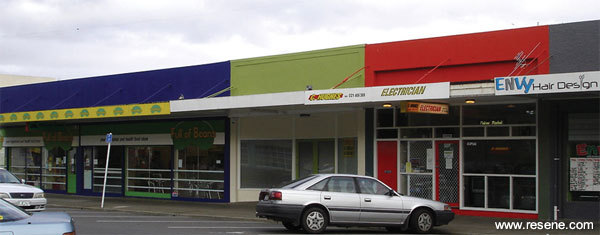 Resene Paints and the Naenae Shopping Centre