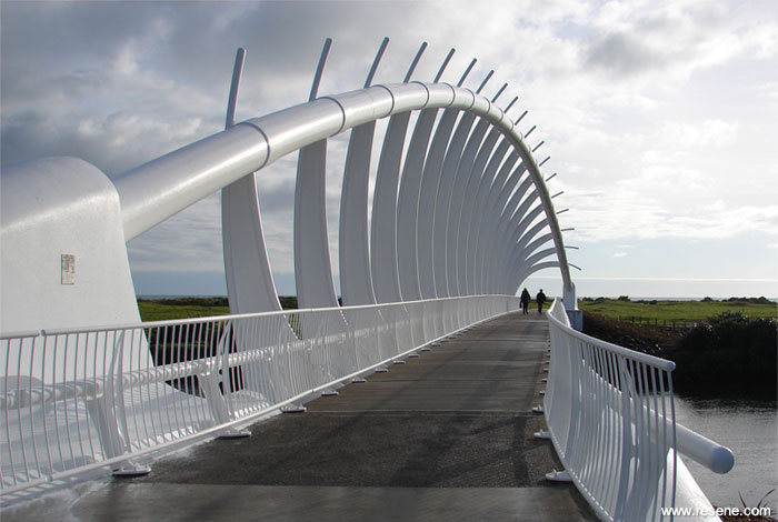 Waiwhakaiho Pedestrian Bridge