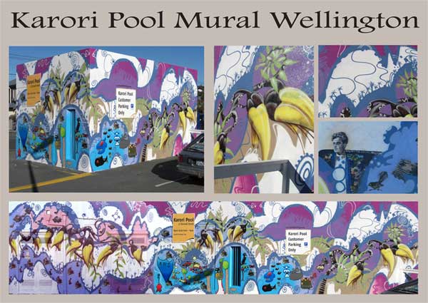 Dan Mills, mural artist, uses Resene paints