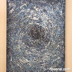Textured abstract painting