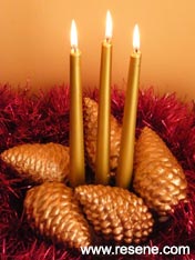 Christmas candleholder