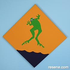 Leap frog stencil