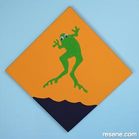 Leap frog stencil