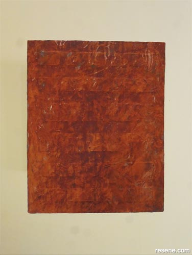 Rusted abstract painting | Resene art - Project 105