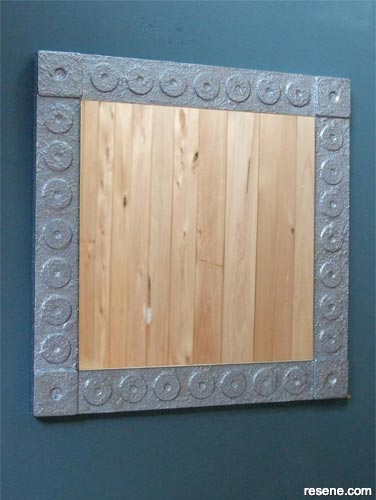 How to create a modern metal framed mirror