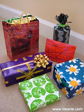Make wrapping paper