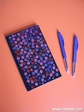 Paint a notebook
