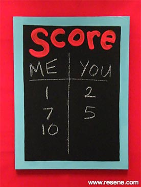 Create a game scorer blackboard