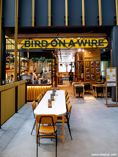 Bird on a Wire restaurant exterior
